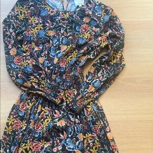 Sezane Floral Midi Dress - Multicolor